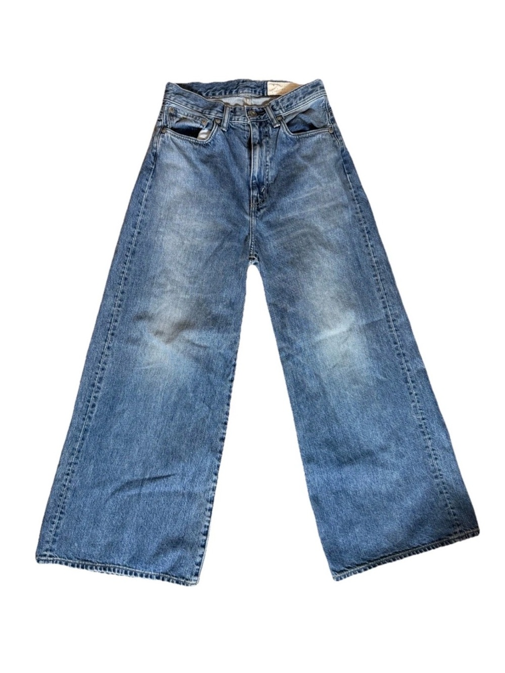 Converse Tokyo Kuro Custom Denim Pants  Blue Japanese Japan Wide Leg